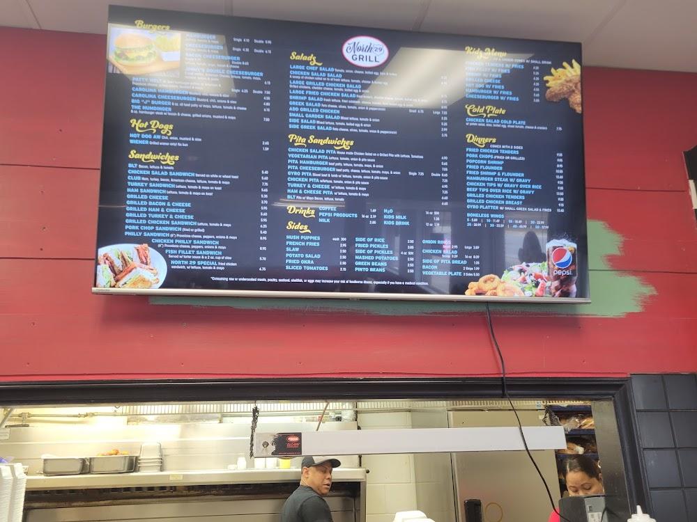 North 29 Grill Menu image 3